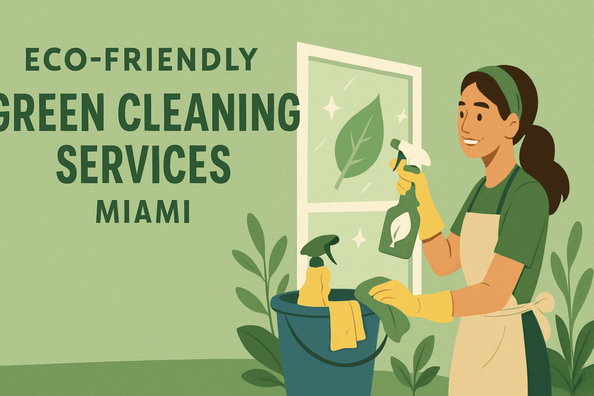 Eco-Friendly House Cleaning in Miami – Safe & Natural Services